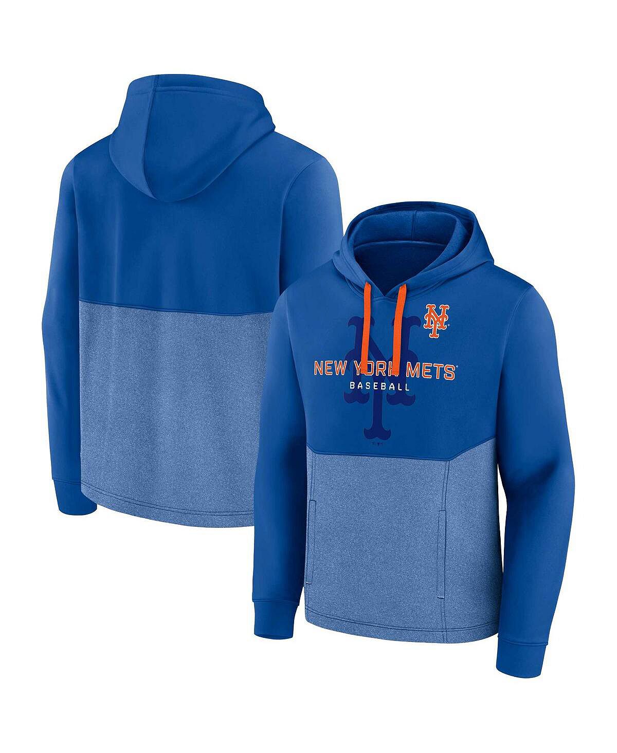 Мужской пуловер с капюшоном с логотипом Royal New York Mets Call the Shots Fanatics
