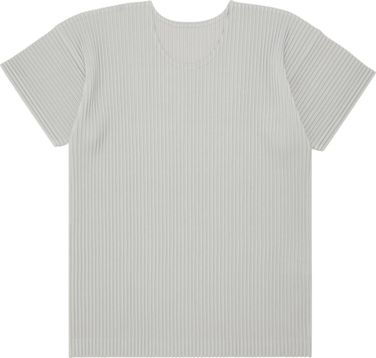 

Футболка Homme Plissé Issey Miyake Basics 'Light Grey', серый