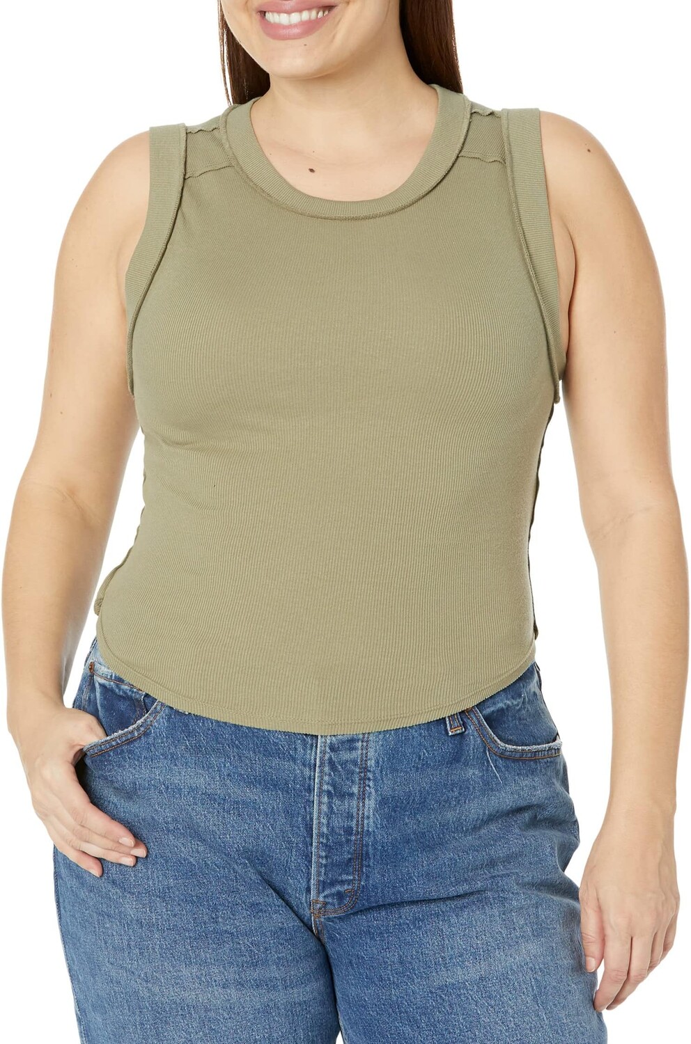 

Топ Kate Tee Free People, цвет Willow