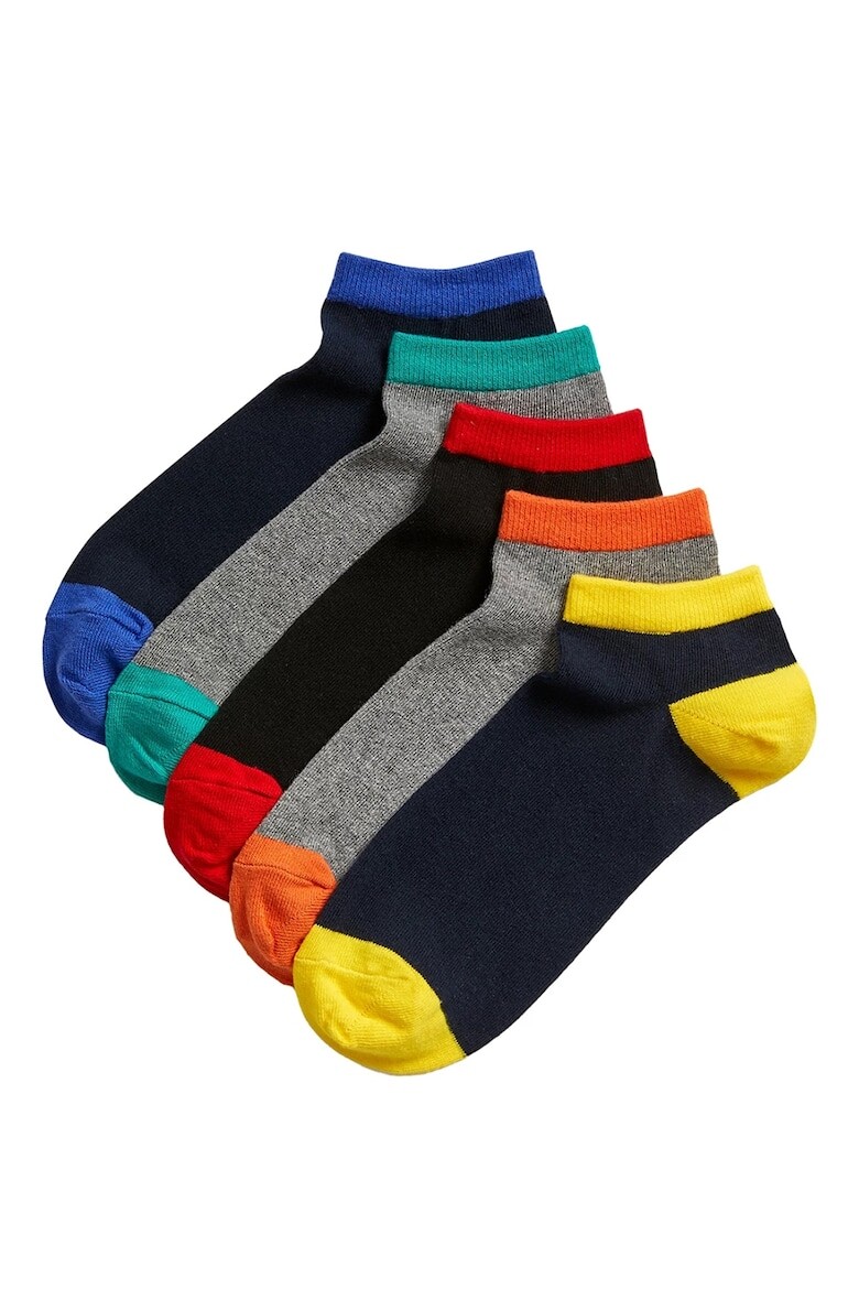 

Короткие носки с цветными блоками — 5 пар Marks & Spencer, мультиколор