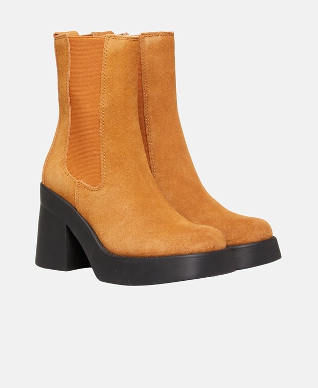 

Телячьи сапоги Steve Madden, кэмел