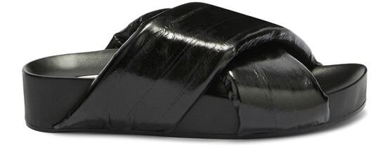 

Мягкие шлепанцы Jil Sander, черный