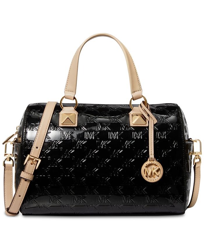 

Средняя спортивная сумка с логотипом Michael Kors, черный