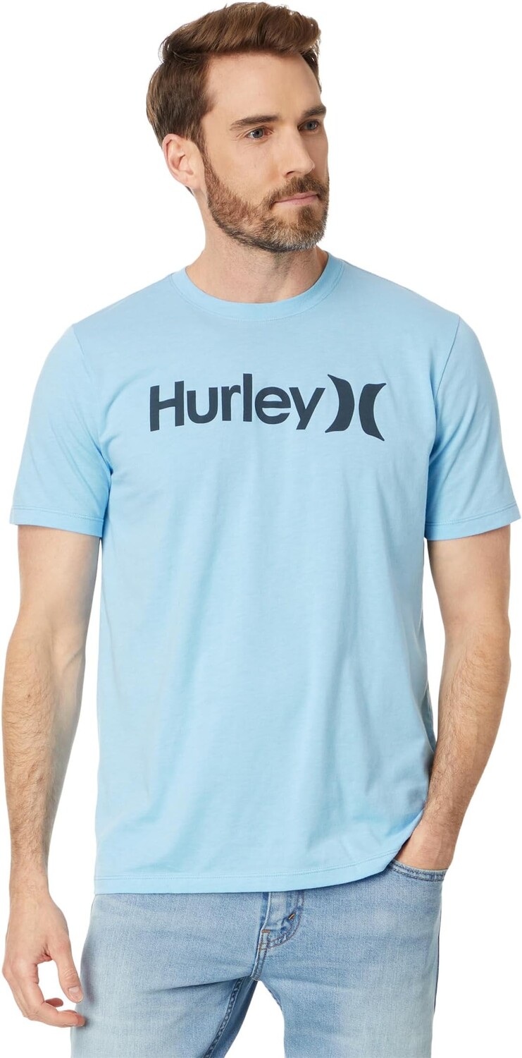 

Однотонная футболка с короткими рукавами One & Only Hurley, цвет Droid