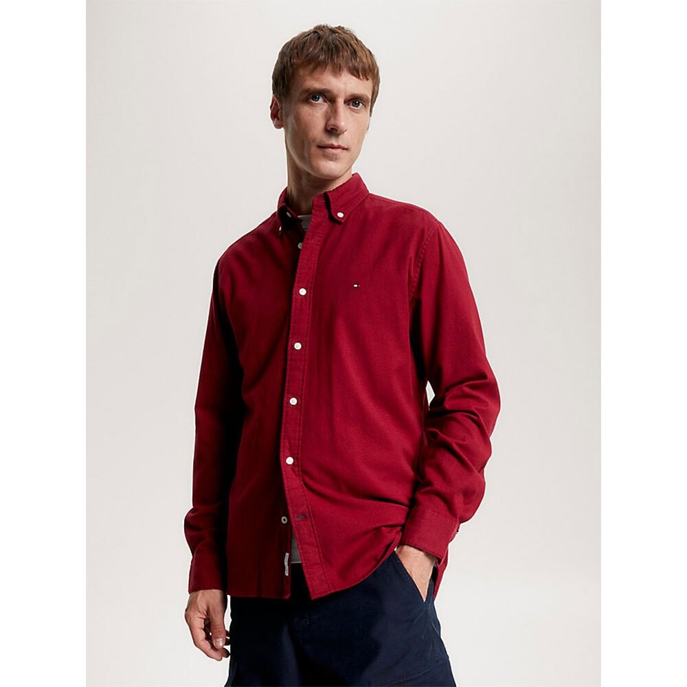 

Рубашка Tommy Hilfiger Flex Brushed Twill Rf, красный