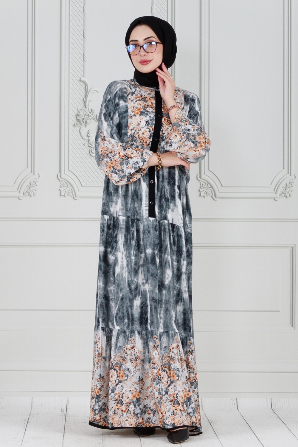 

Платье robali magnolia из вискозы Sevitli, черный