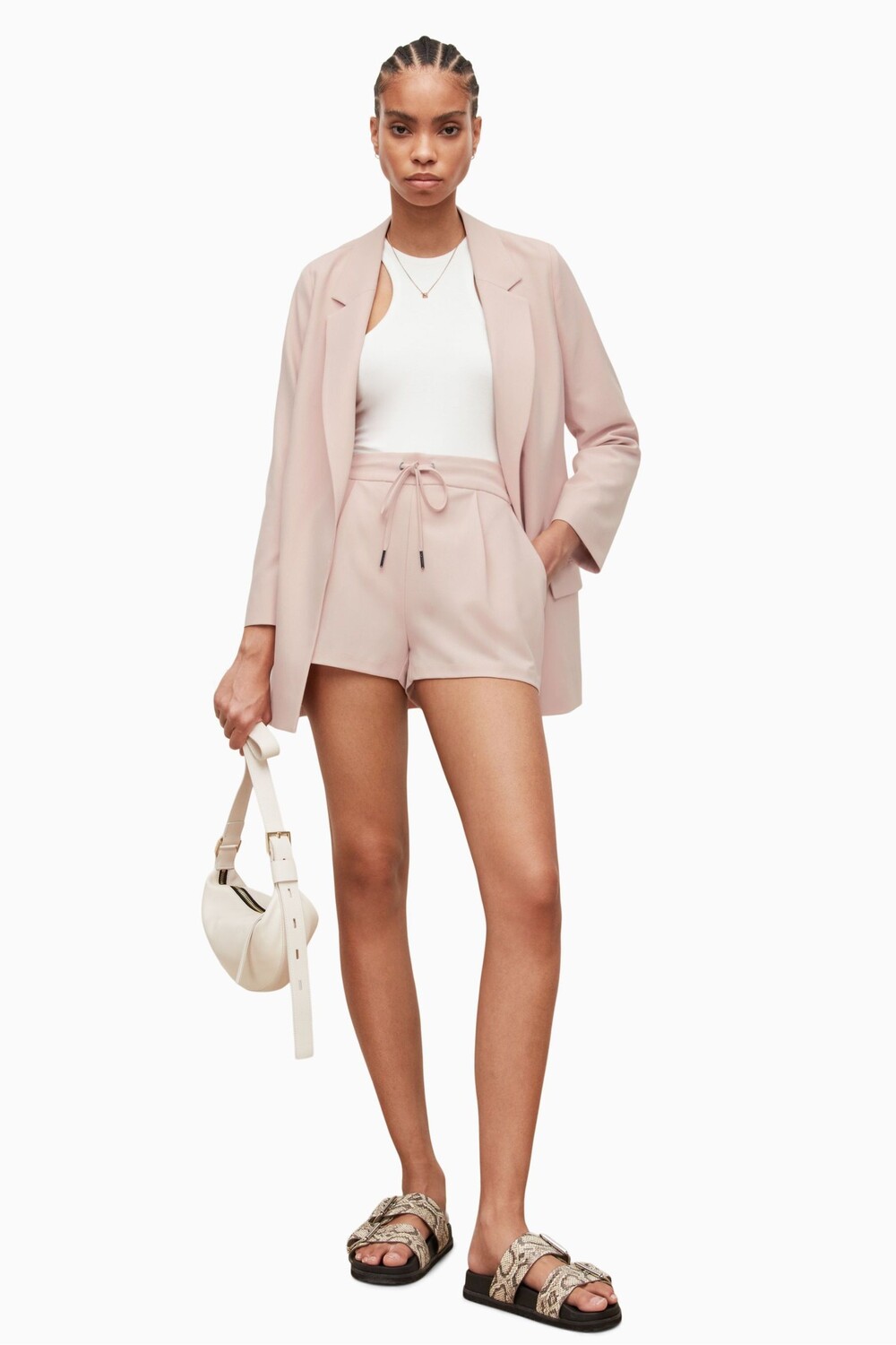 

Розовые шорты AllSaints Aleida Tri All Saints, розовый