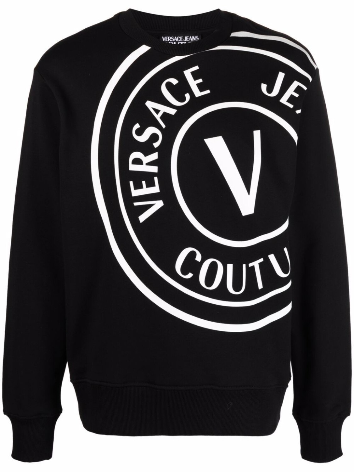 

Толстовка с логотипом Versace Jeans Couture, черный
