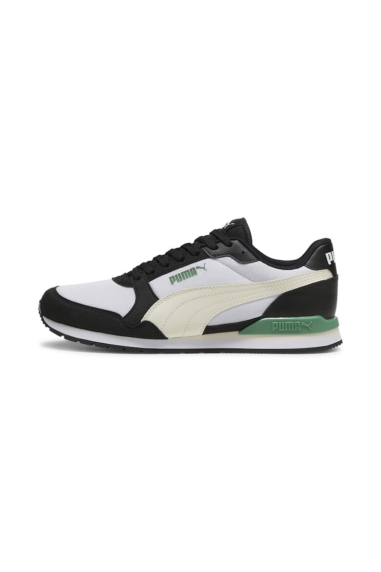 

Кроссовки для бега из экокожи с сетчатыми вставками Puma, зеленый