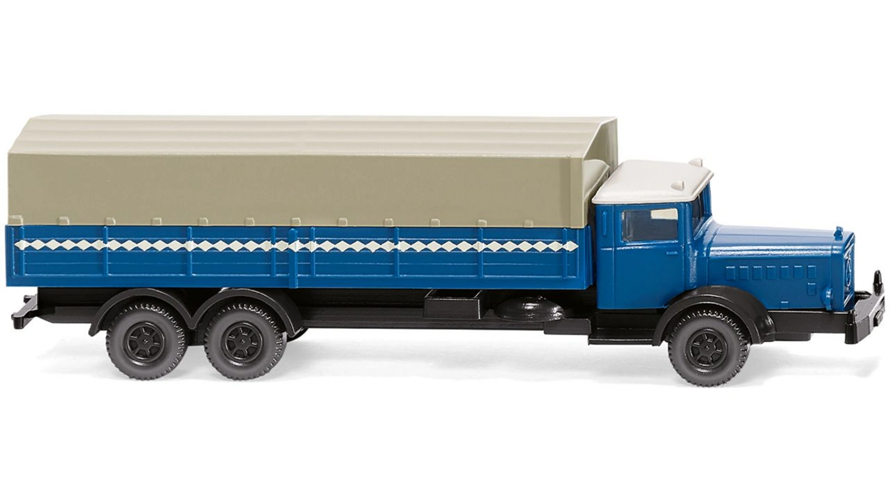 Wiking Бортовой грузовик 1:160 (MB L 10000) лазурно-синий датчик массового расхода воздуха mercedes benz a6519050500