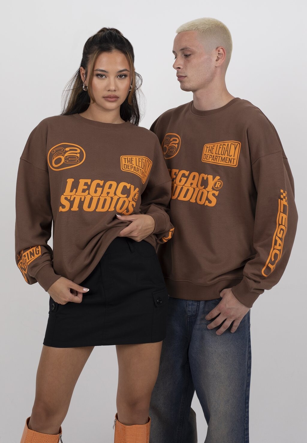 

Толстовка LEGACY STUDIOS УНИСЕКС, коричневый