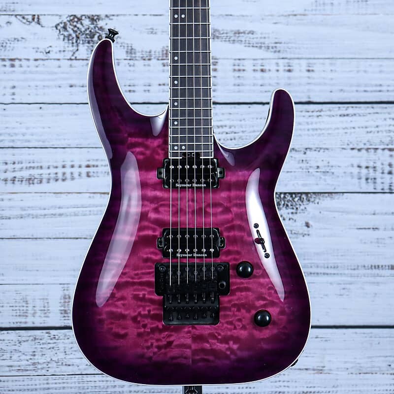 

Электрогитара Jackson Pro Plus Series Dinky DKAQ Guitar | Transparent Purple Burst
