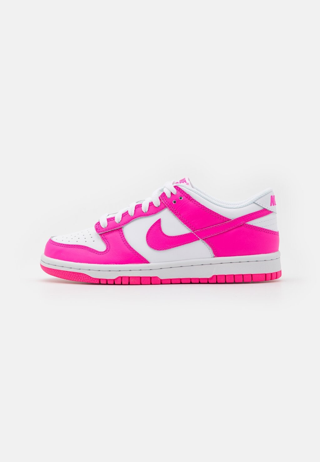 

Низкие кроссовки Dunk Unisex Nike, цвет white/laser fuchsia