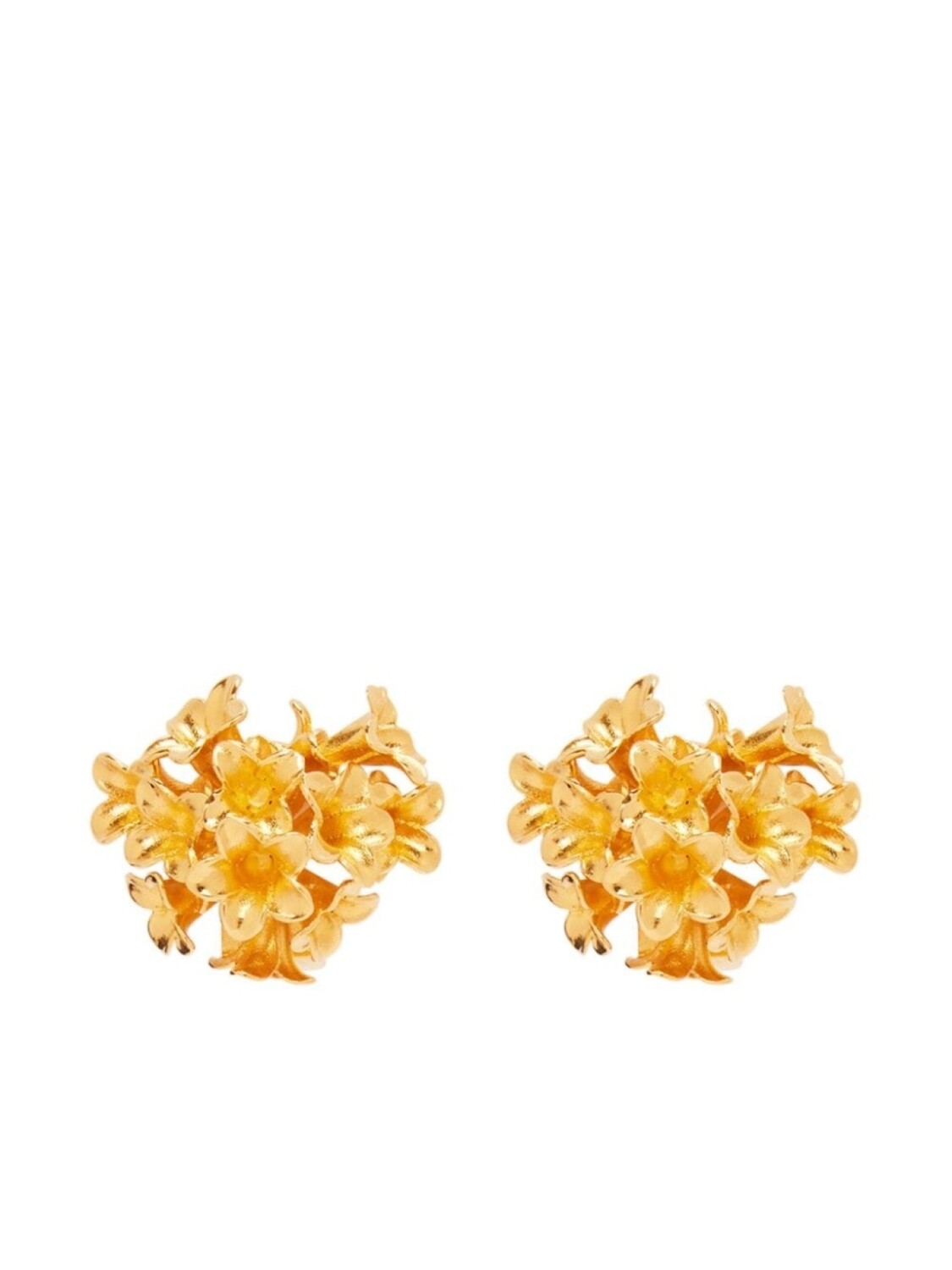

Серьги-букеты с полированной отделкой Oscar de la Renta, золотой