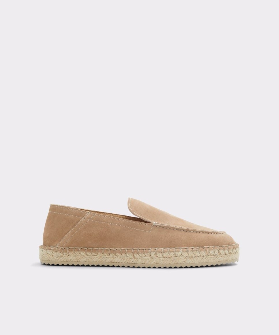 

Мужские бежевые кожаные эспадрильи Aldo, бежевый