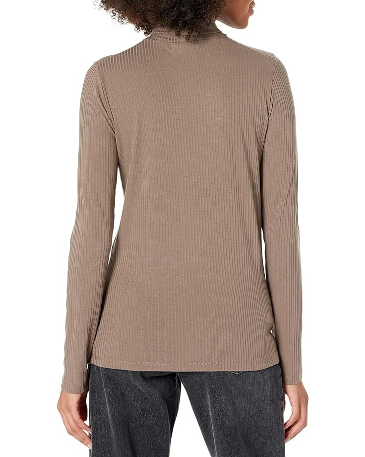 

Топ Madewell Ribbed Turtleneck Top, цвет Castle Rock
