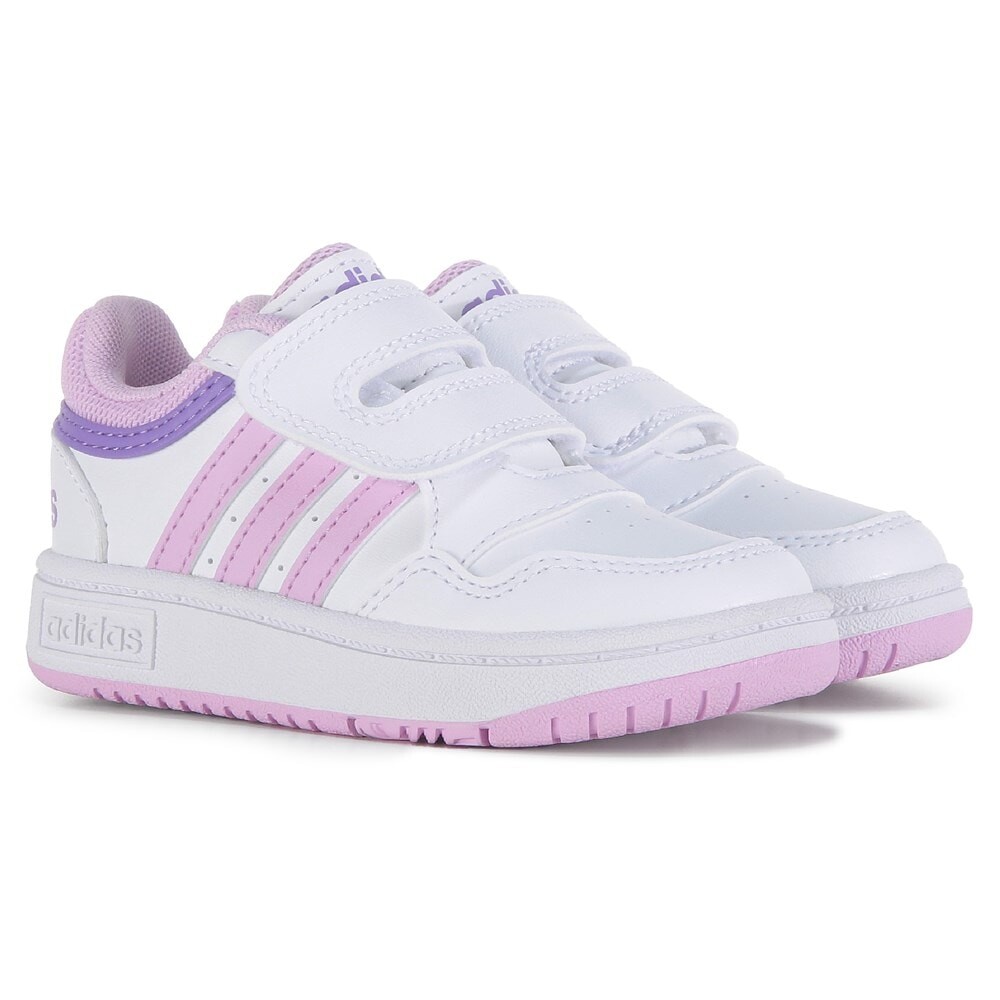 

Детские кроссовки Hoops 3 Low для малышей Adidas, белый