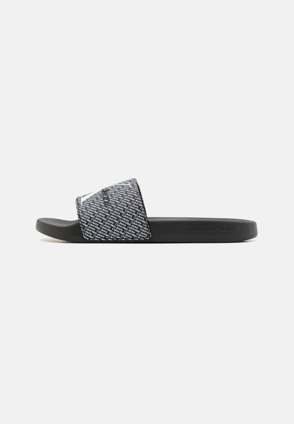 

Тапочки Slide Calvin Klein Jeans, цвет black/bright white