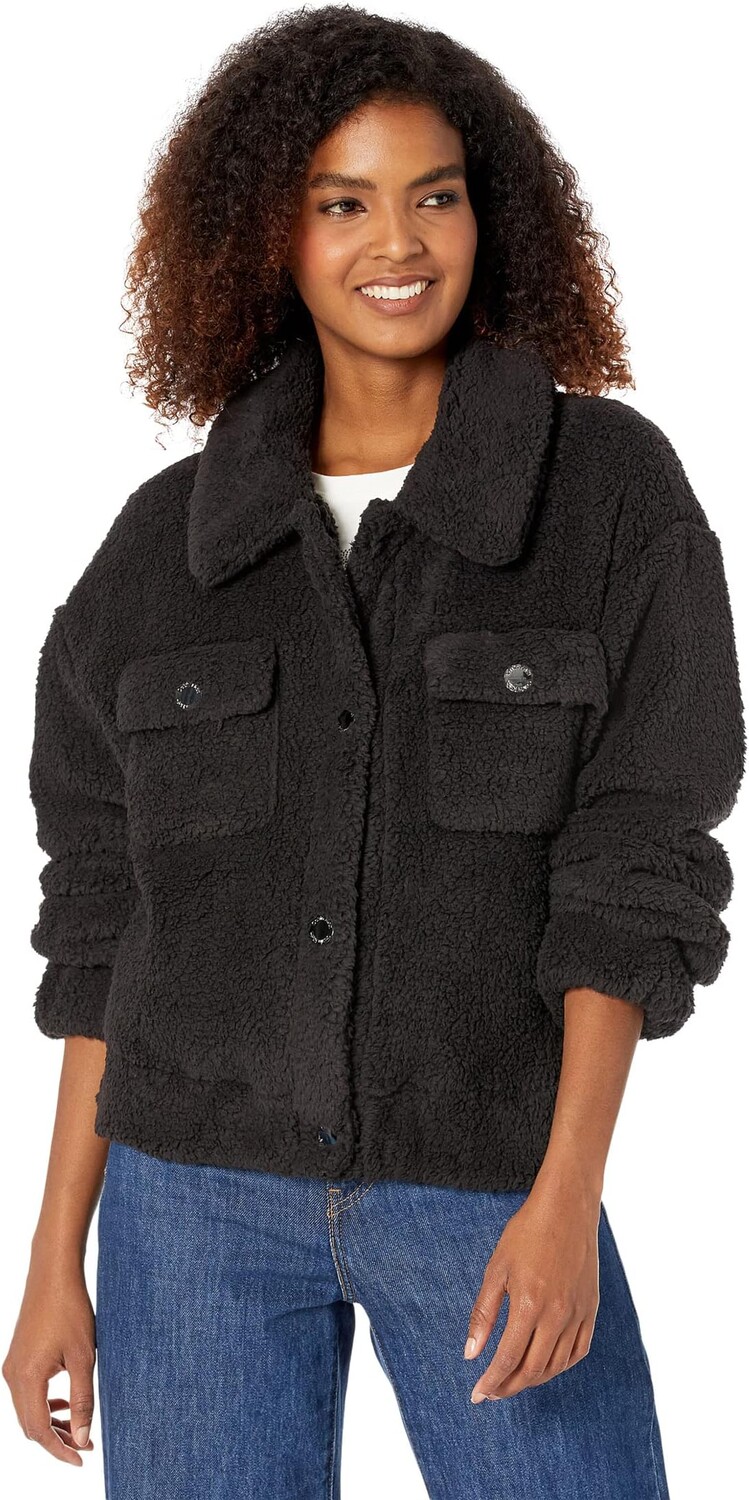 

Куртка Button Front with Pockets Calvin Klein, черный