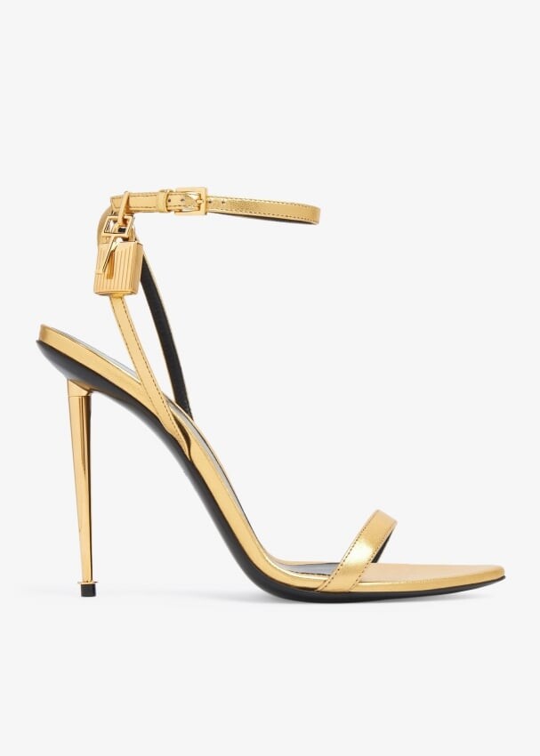 

Сандалии Tom Ford Padlock Naked, золотой