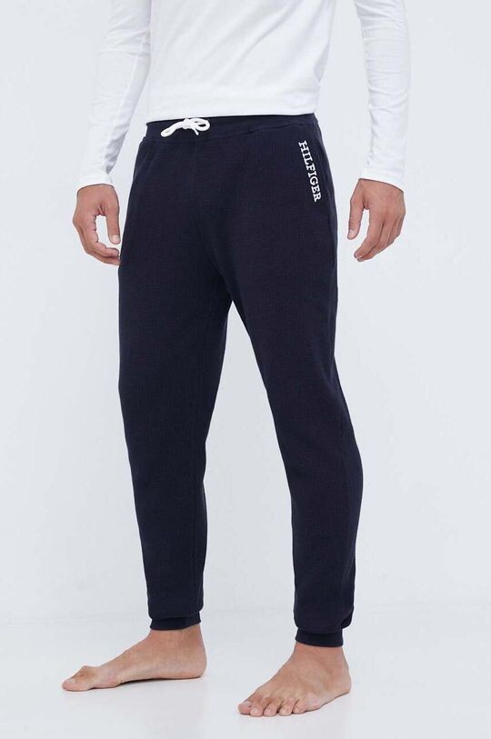 

Хлопковые пижамные штаны Tommy Hilfiger, темно-синий