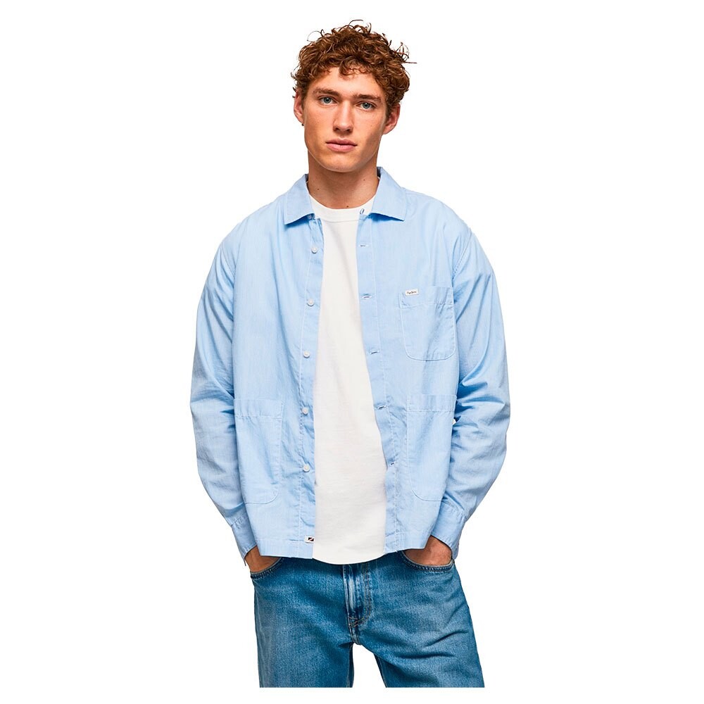 

Рубашка с длинным рукавом Pepe Jeans Lambert, синий
