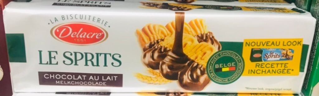 

Печенье DELACRE SPRITS с молочным шоколадом 200 г