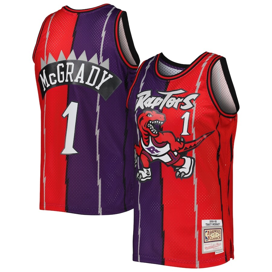 

Джерси Mitchell & Ness Toronto Raptors, фиолетовый