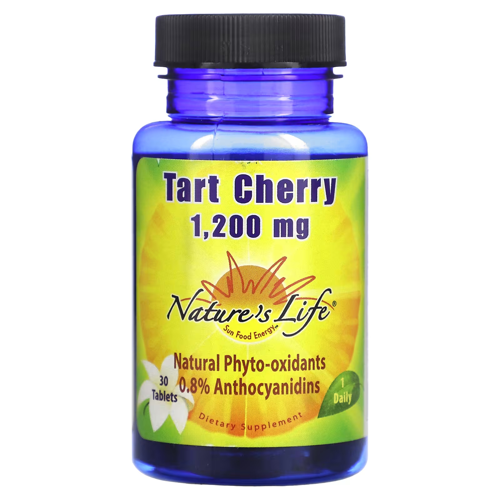 Пищевая добавка Nature's Life Tart Cherry 1200 мг, 30 таблеток