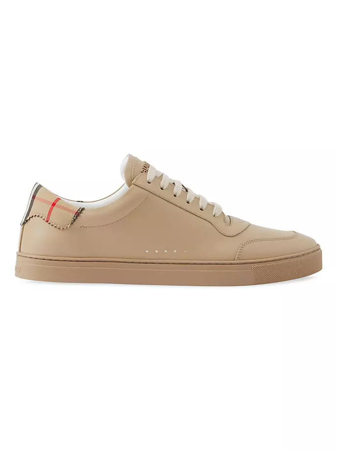 

низкие кеды Robin в клетку Burberry, цвет archive beige