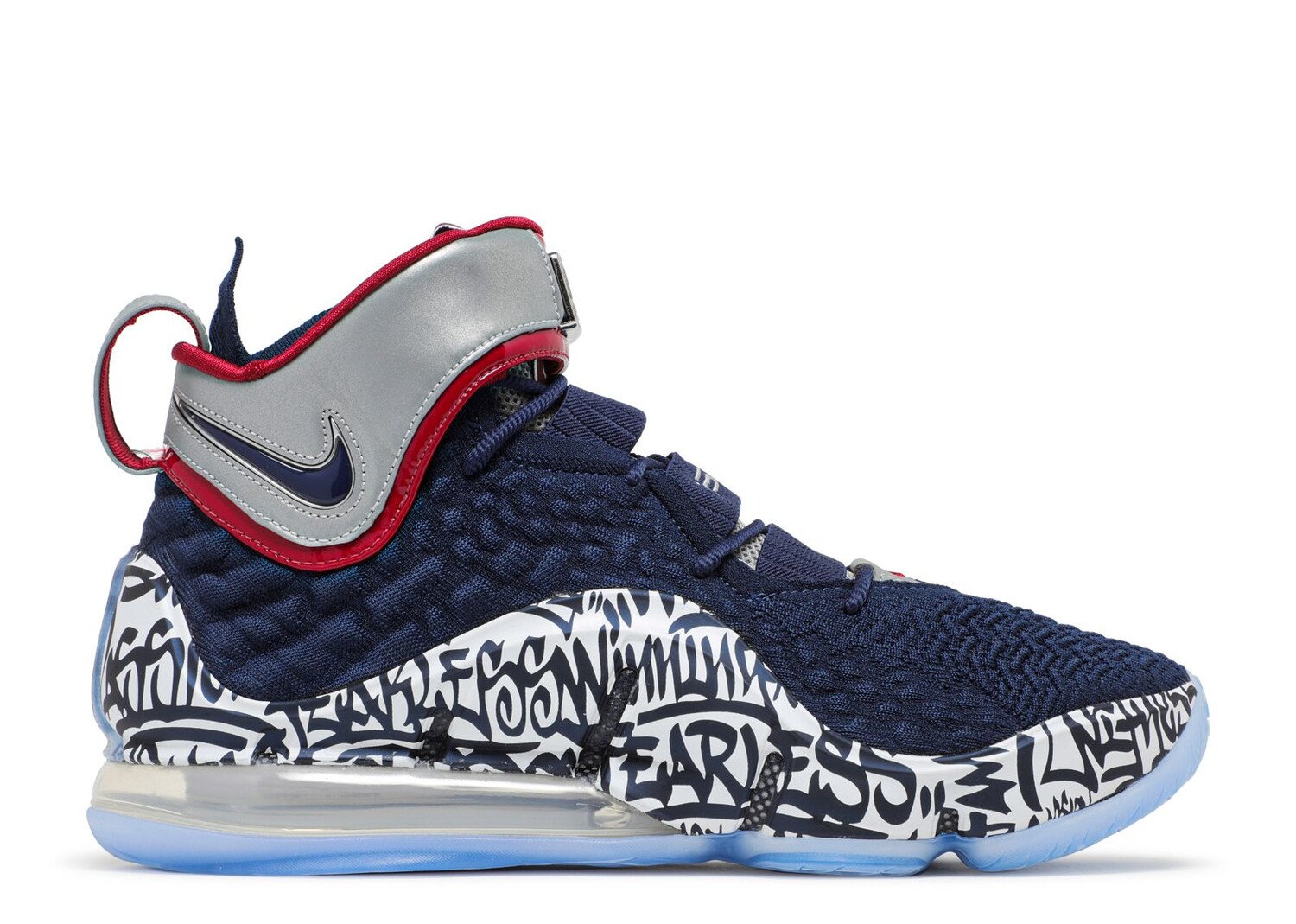 

Кроссовки Nike Lebron 17 'Lebron 4 Cold Blue Graffiti', синий