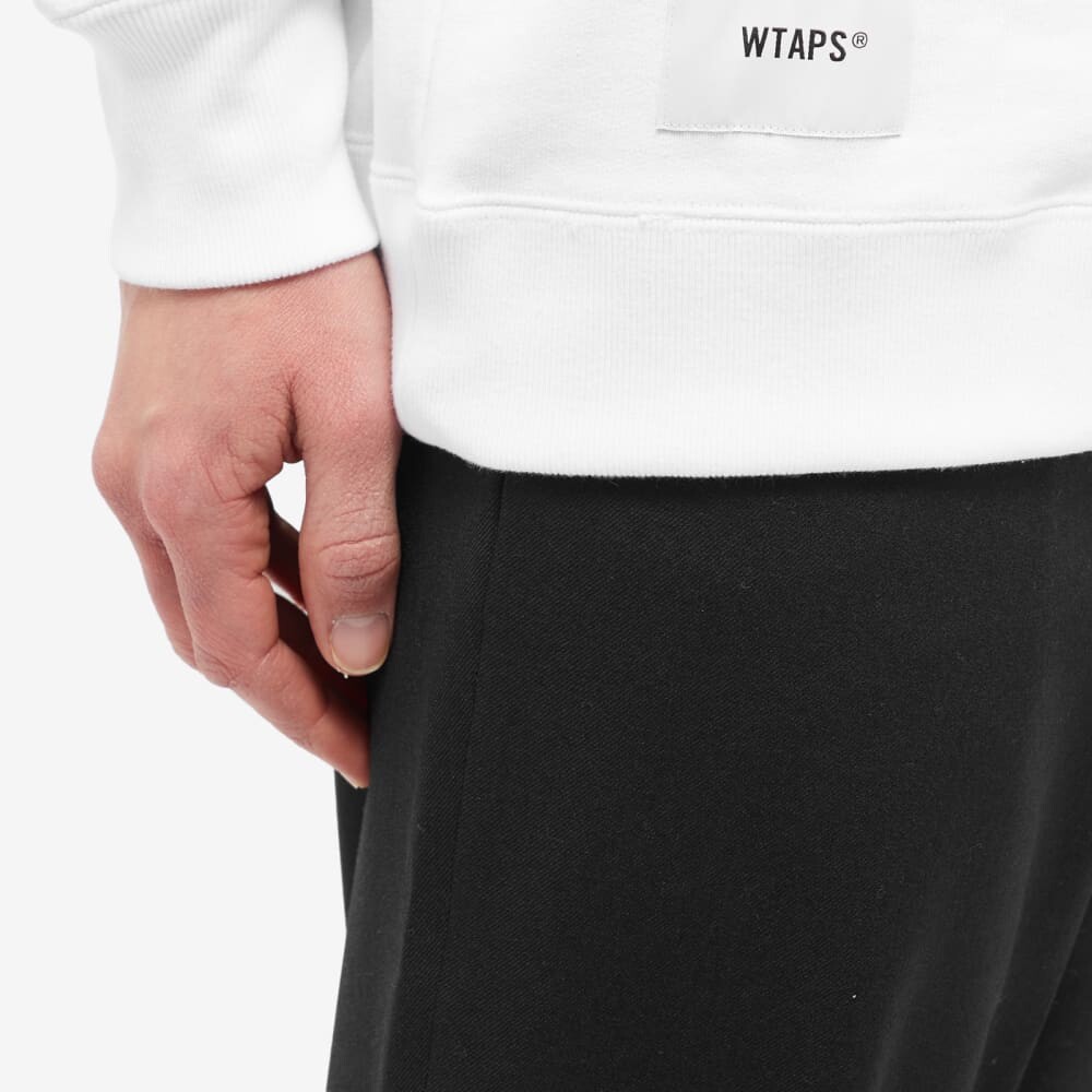 

WTAPS Design 02 Большой свитер SQD, белый