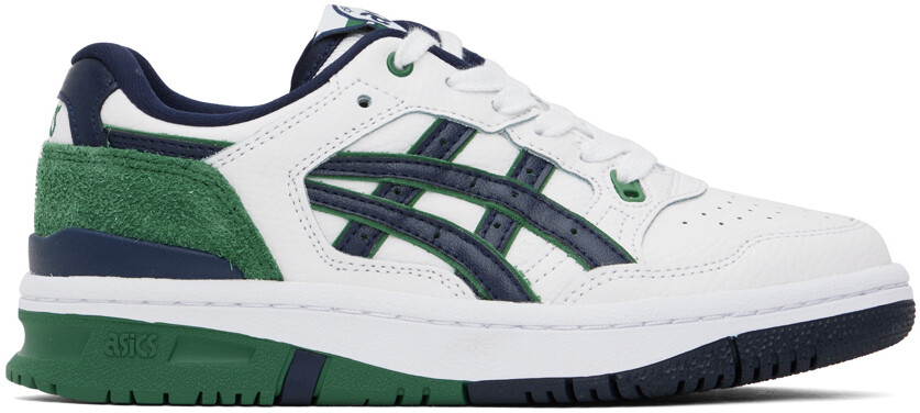 

Бело-зеленые кроссовки Asics EX89, Зеленый