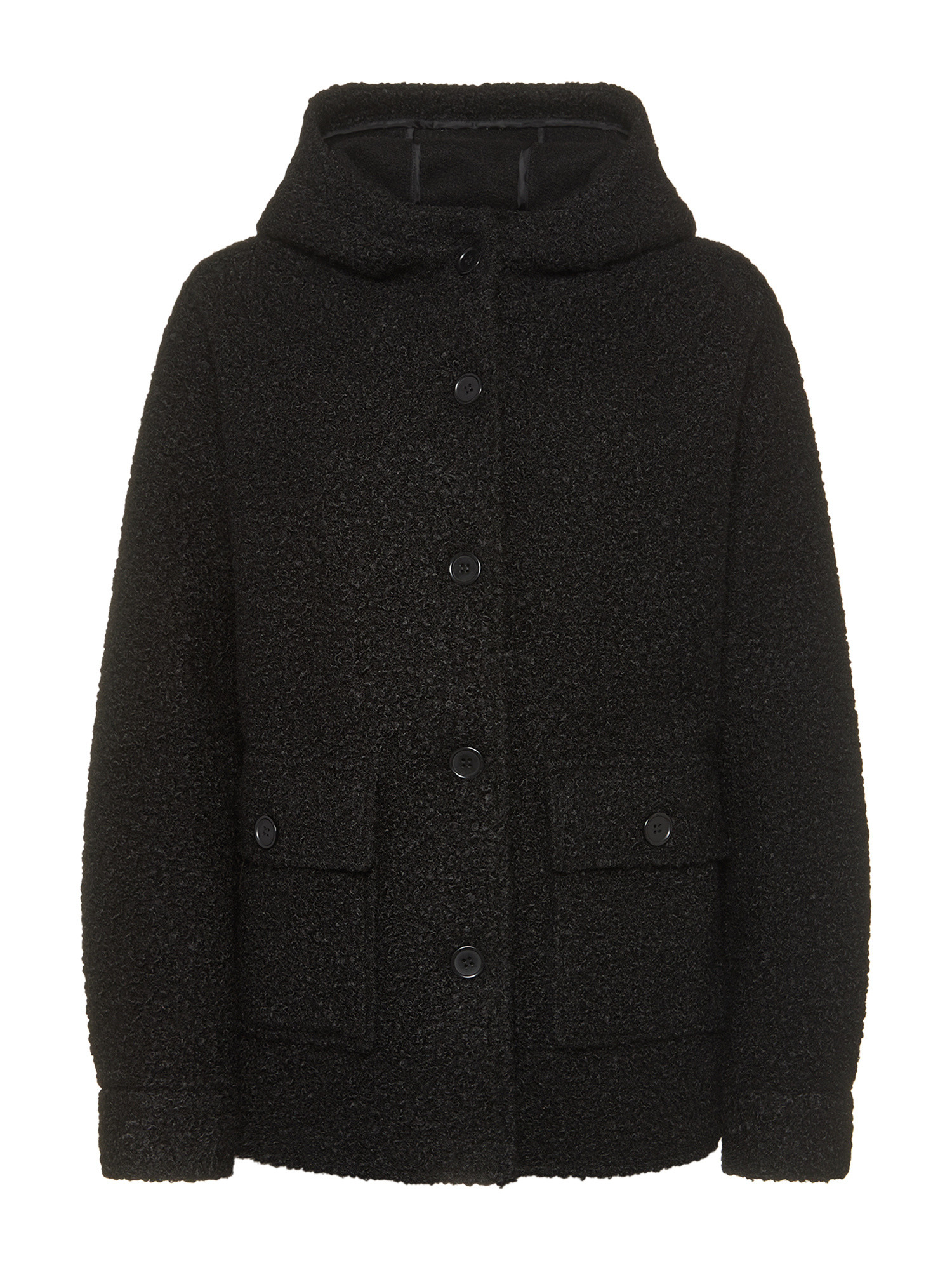 Koan Collection Короткая куртка с капюшоном., черный