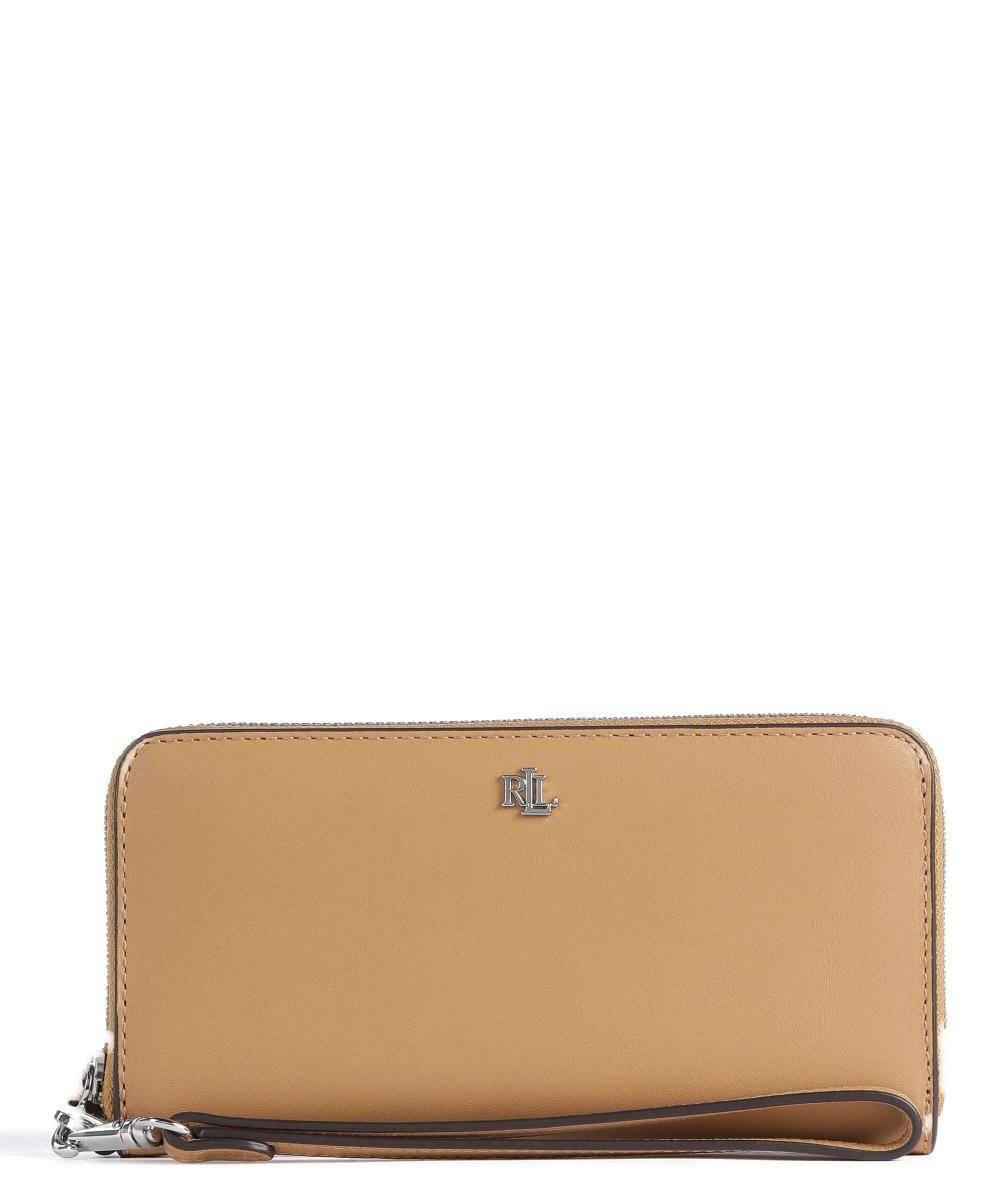 

Кошелек из мелкозернистой кожи Lauren Ralph Lauren, коричневый