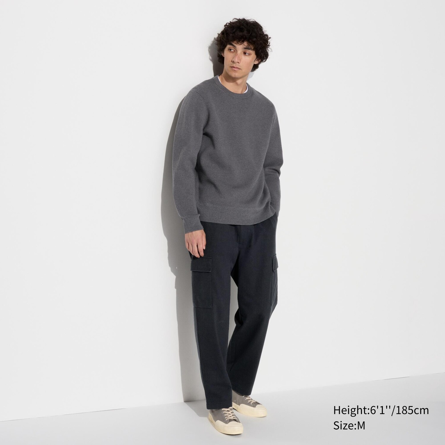 

Брюки-карго из джерси UNIQLO, черный