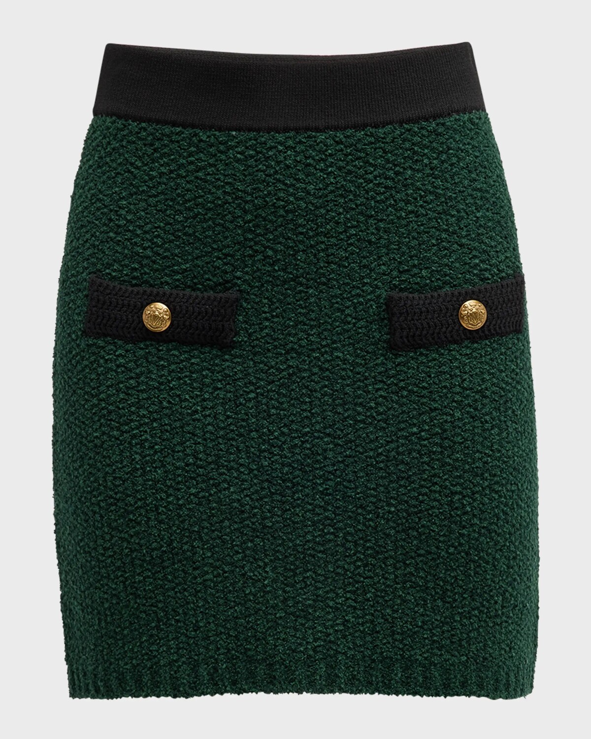 

Трикотажная мини-юбка Rivka Veronica Beard, цвет Pine/Black