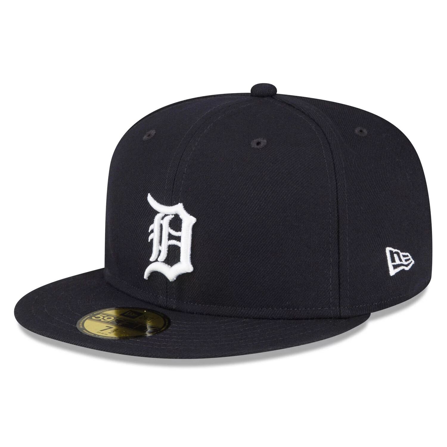 

Мужская шляпа New Era Navy Detroit Tigers из аутентичной коллекции, реплика 59FIFTY, облегающая шляпа