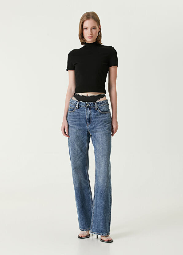 

Джинсы бикини с деталями T By Alexander Wang, синий