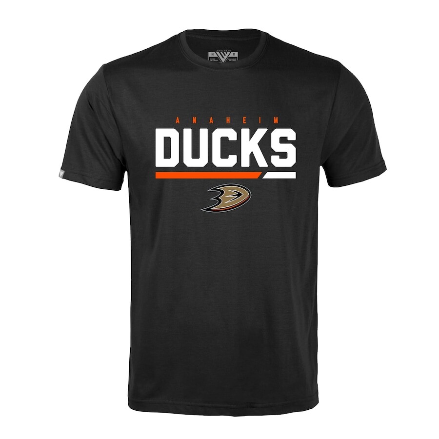 

Футболка с коротким рукавом Levelwear Anaheim Ducks, черный