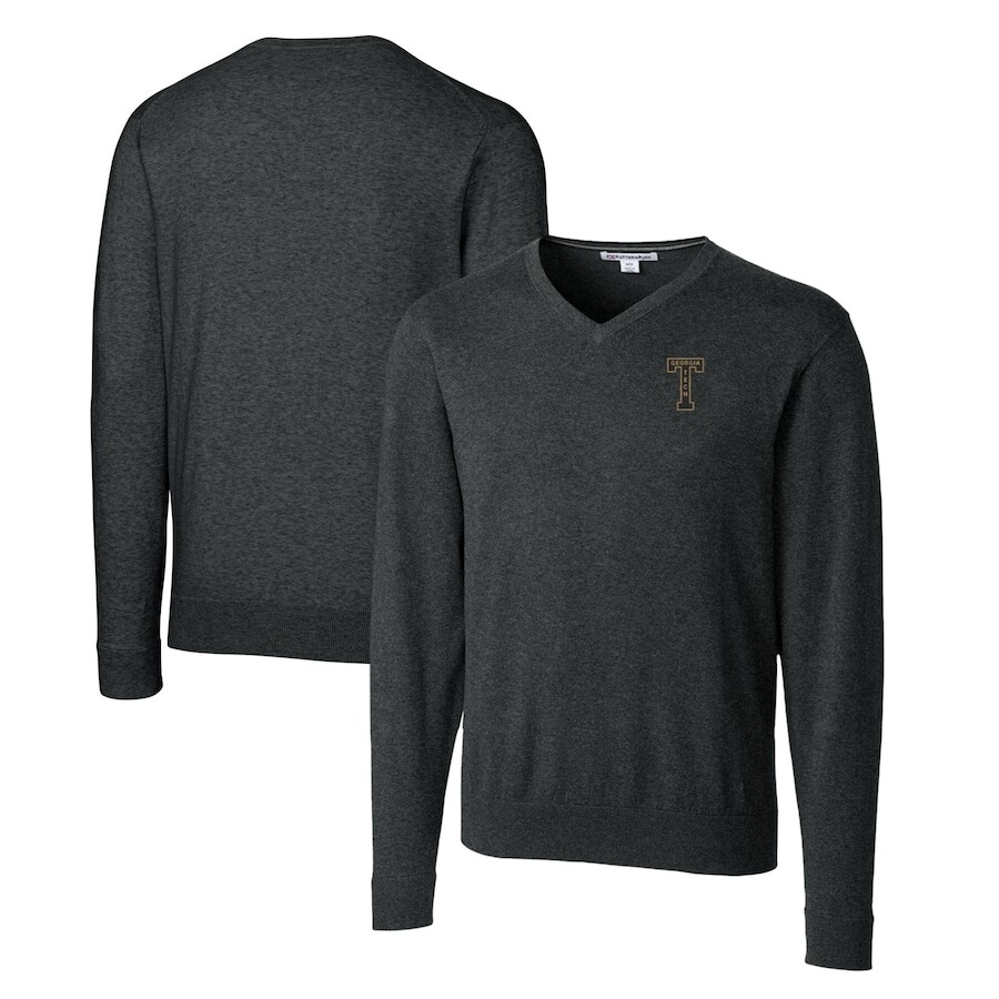 

Свитер Cutter & Buck Georgia Tech Yellow Jackets, черный