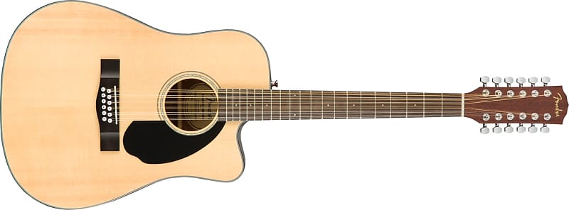 Акустическая гитара Fender CD-60SCE Dreadnought 12-string Acoustic Electric Guitar Walnut Fingerboard, Natural