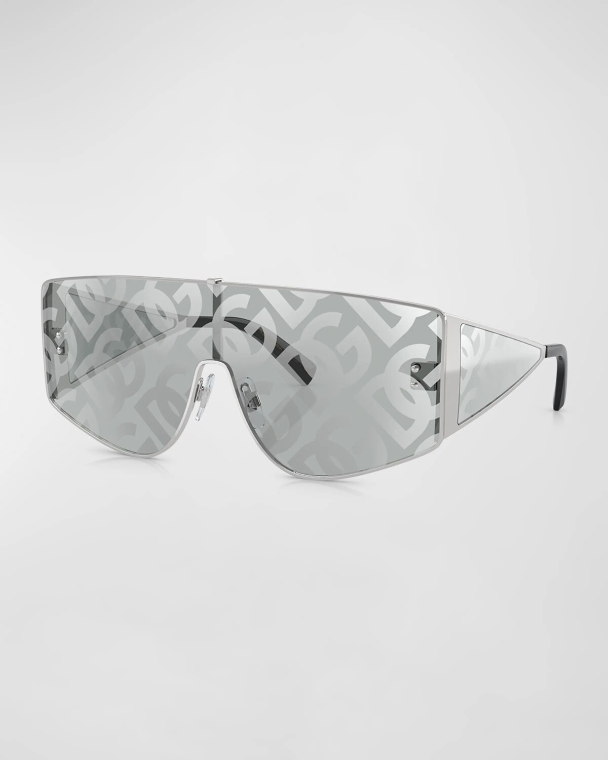 

Мужские солнцезащитные очки dg2305 Monogram Metal Shield Dolce&Gabbana, цвет Silver