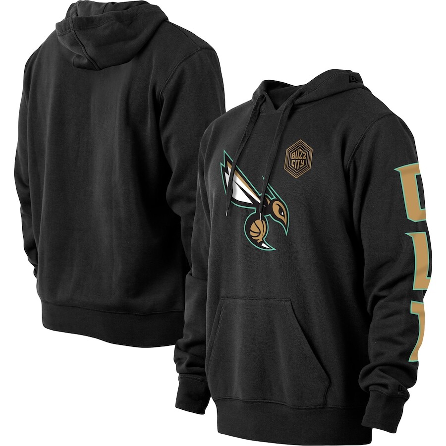 

Пуловер с капюшоном New Era Charlotte Hornets, черный