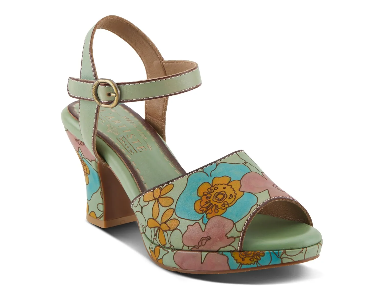 

Сандалии Camryn Sandal L'Artiste By Spring Step, темно-зеленый