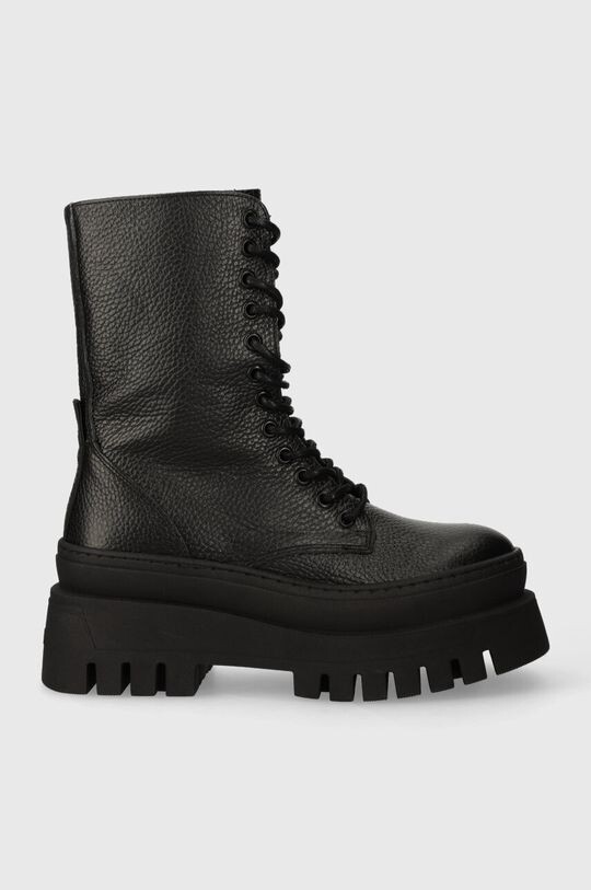 

Байкерские ботинки из прибрежной кожи Steve Madden, черный