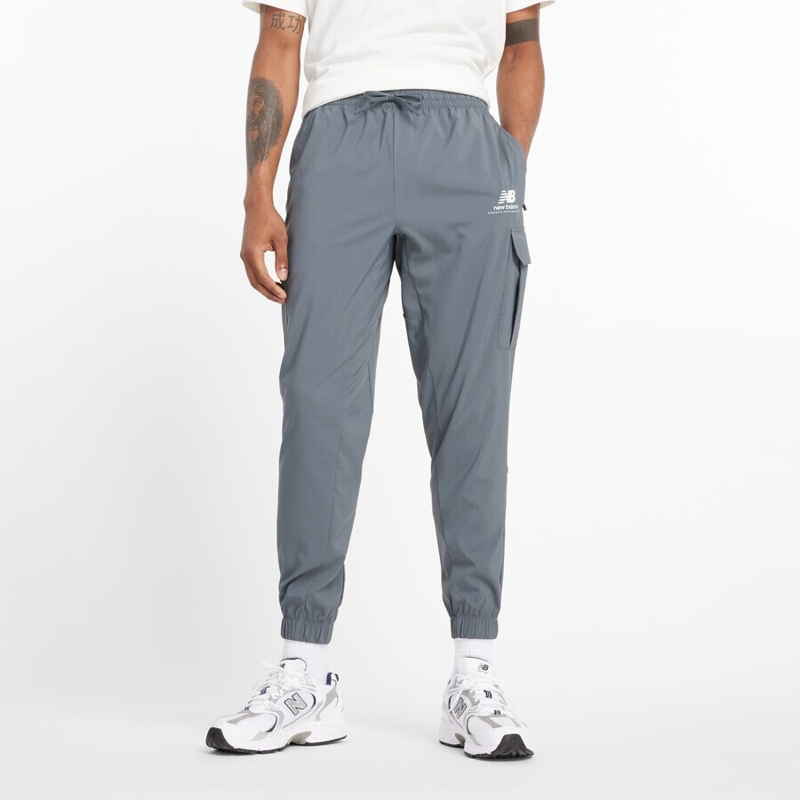 

Брюки new balance Regular Pants, серый