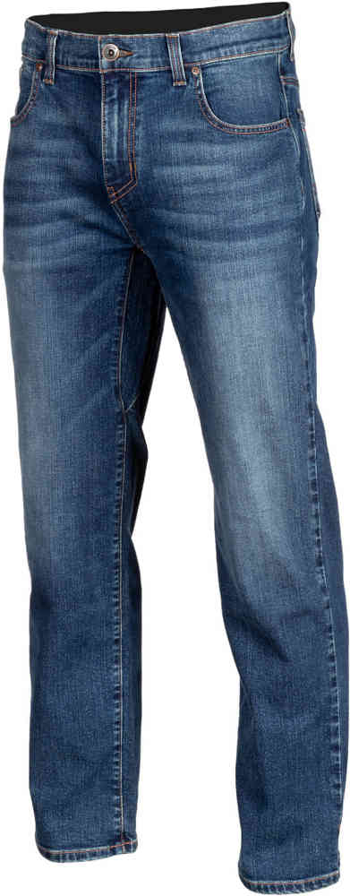 цена Прямые мотоциклетные джинсы из эластичного денима Unlimited Klim, синий