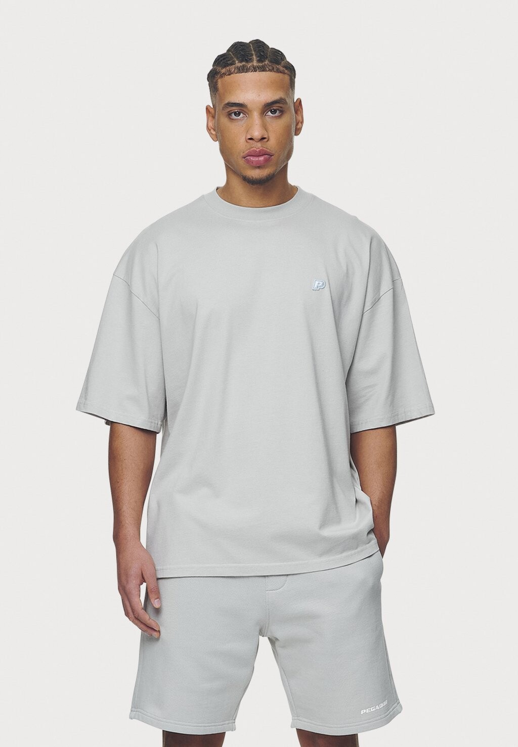 

Базовая футболка LEONO BOXY TEE Pegador, серый