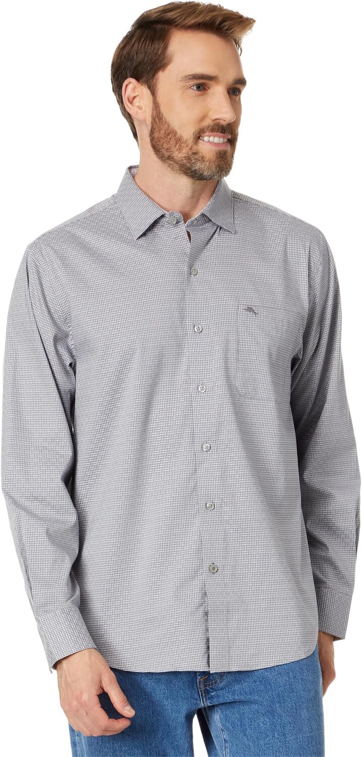 

Рубашка Sarasota Stretch Ventura Stripe Tommy Bahama, цвет Micro Chip